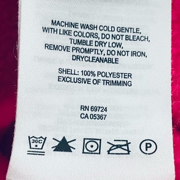 Columbia Sportswear' Benton Springs Fleece Jacket Pink Size XLarge (18/20) - Picture 7 of 9